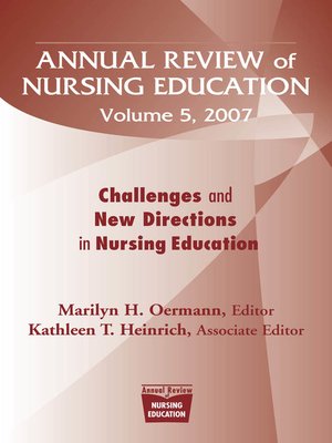 cover image of Annual Review of Nursing Education, Volume 5, 2007